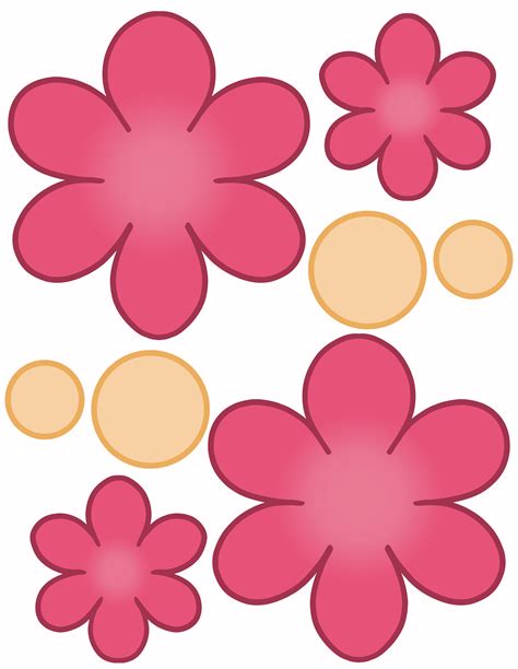 Printable flower template 3