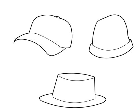 Printable Hat Template Example