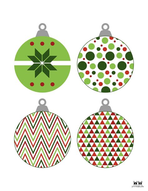 Printable Holiday Ornaments