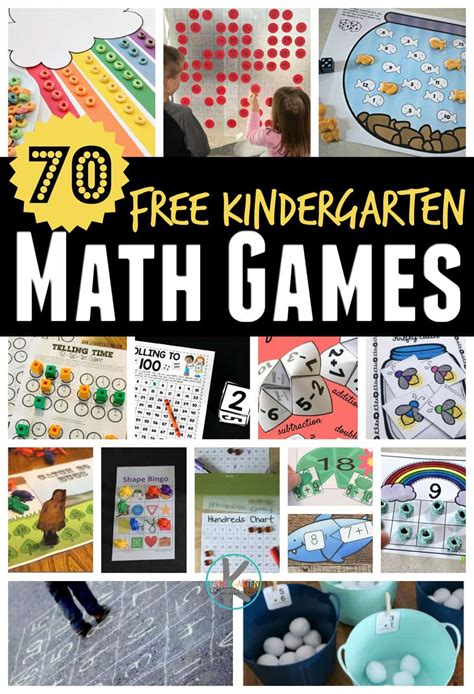 Printable Kindergarten Math Games