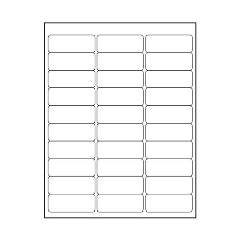 Printable label template for Mac