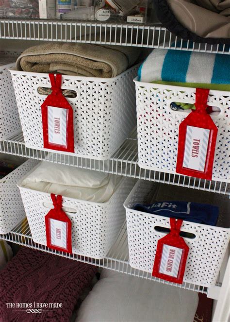 Printable labels for closet organization templates