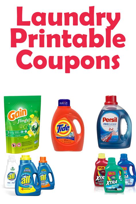 Printable Laundry Coupons