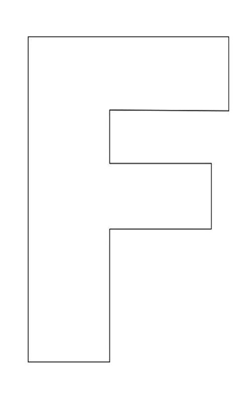 Printable Letter F Template