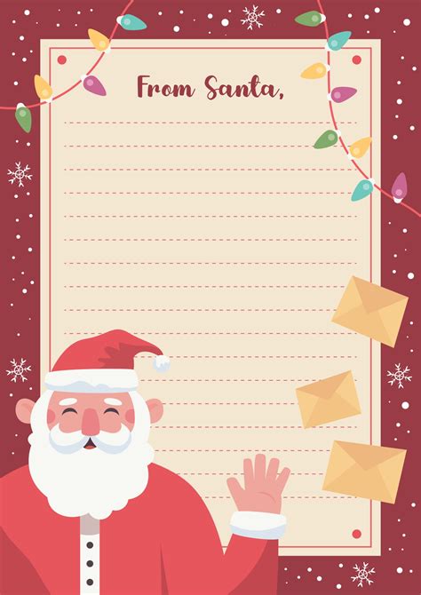 Printable Letter from Santa Template 7