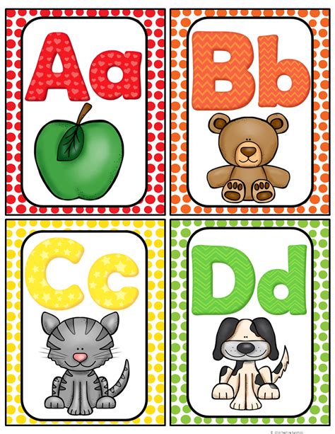 A set of free printable letters for classroom decoration