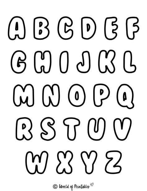 Printable Letters Tips