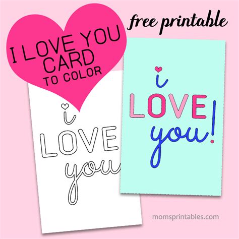 Printable Love Card Designs