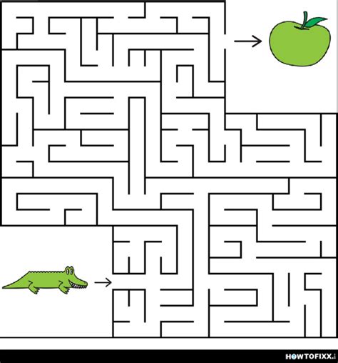 Printable Maze Image 8