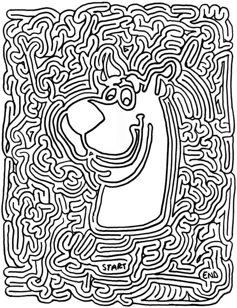 Challenging Printable Mazes