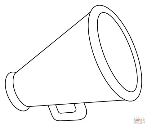 Printable Megaphone Template Image