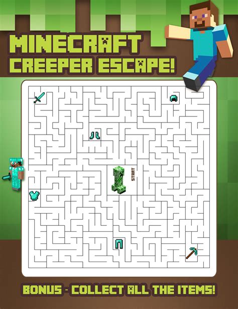 Printable Minecraft activities