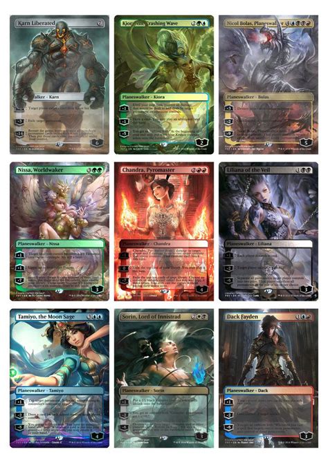 Printable MTG proxy cards