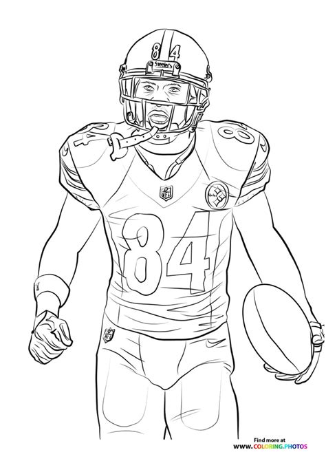 Printable NFL Coloring Pages for Kids and Adults