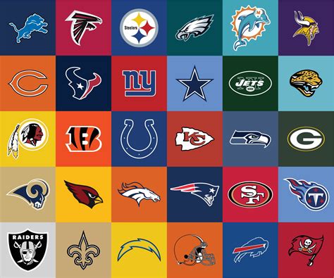 Free Printable NFL Team Logo Templates