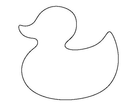 Printable paper duck patterns