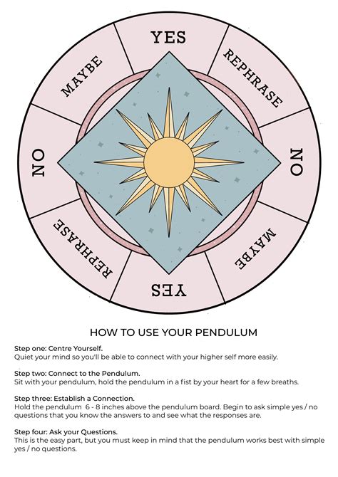 Printable Pendulum Board