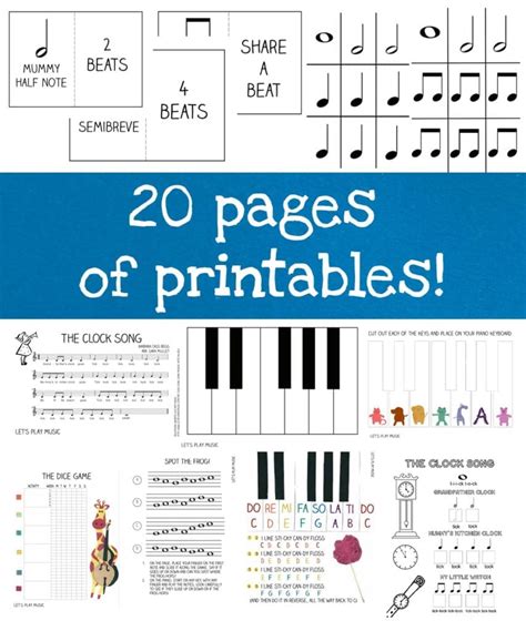 Printable Piano Lessons for Beginners