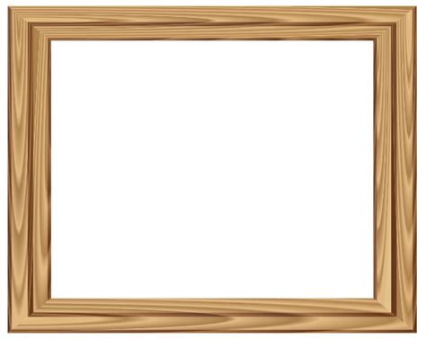 Wooden printable picture frames