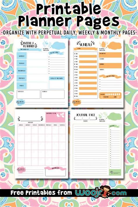 Printable Planner Sheets