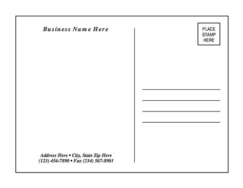 Printable Postcard Paper for Business