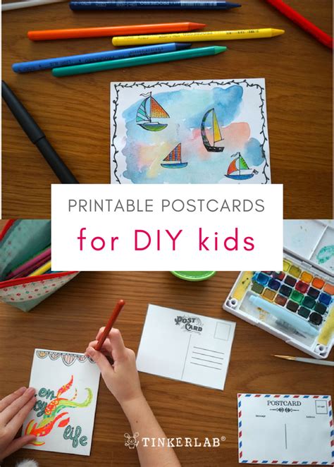 Printable Postcard Paper for Crafting