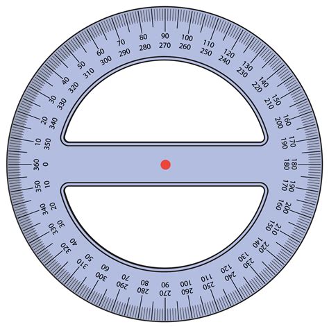 Printable protractor architecture