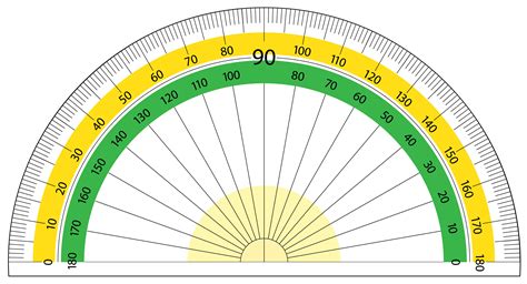 Printable protractor art