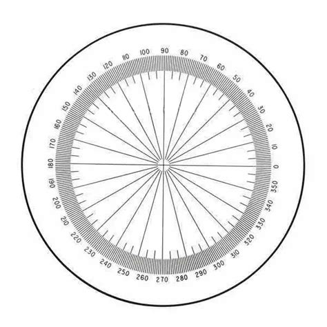 Using a printable protractor actual size