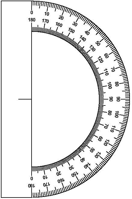 Printable protractor woodworking