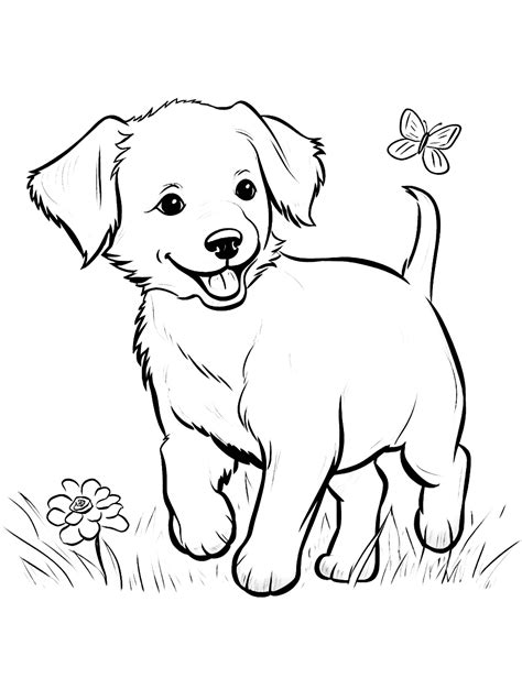 Printable Puppy Coloring Pages for Kids Benefits