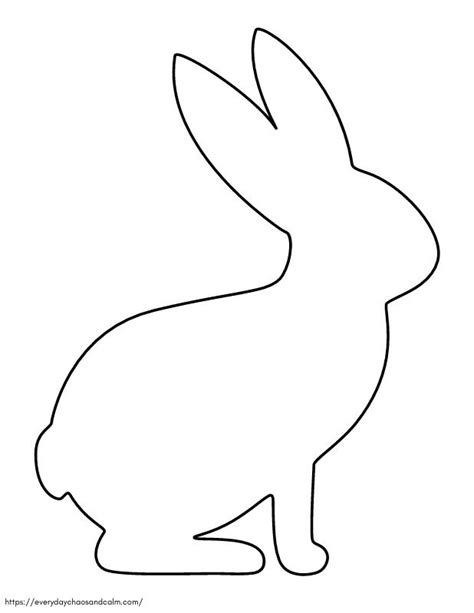 Printable Rabbit Template Download