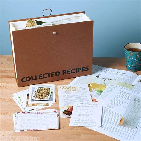 Printable Recipe Organizer with Categories and Tags