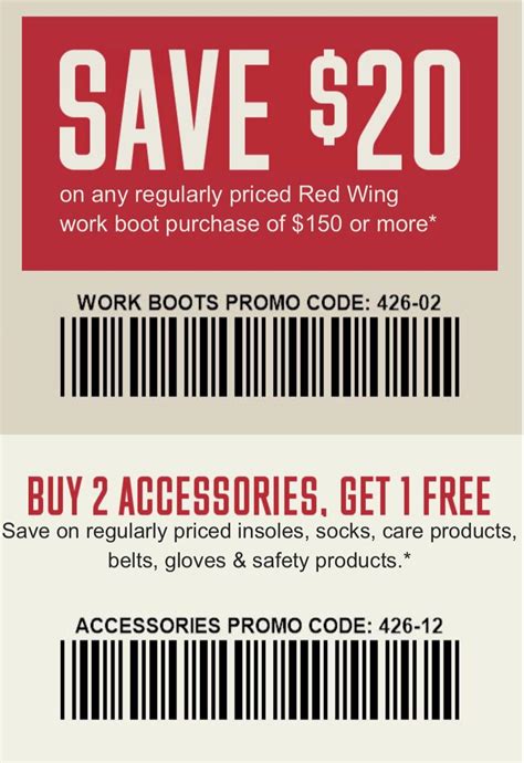 Printable Red Wing Coupons