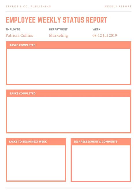 Printable Report Template