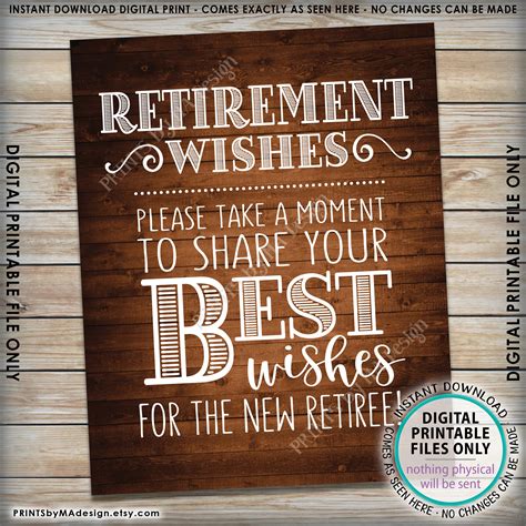 printable retirement cards