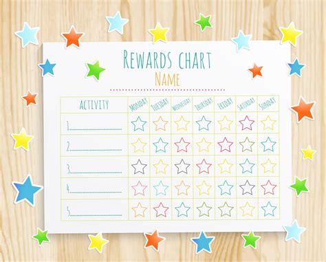 Printable Reward Charts for Kids