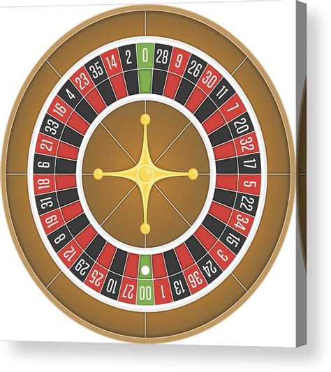 A printable roulette wheel