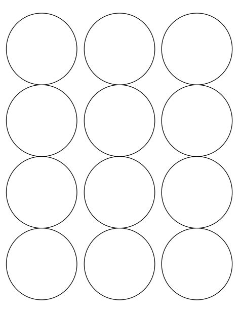 Printable Round Sticker Paper Ideas