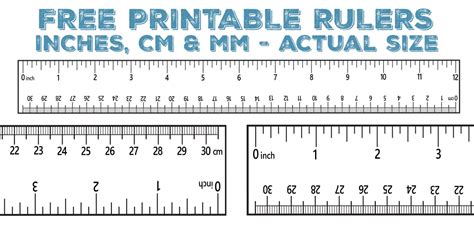 Printable Ruler CM