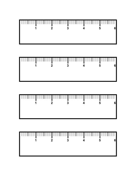 Printable Ruler for Inches