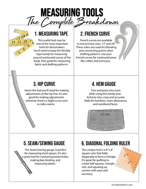 Printable Ruler Template for Sewing