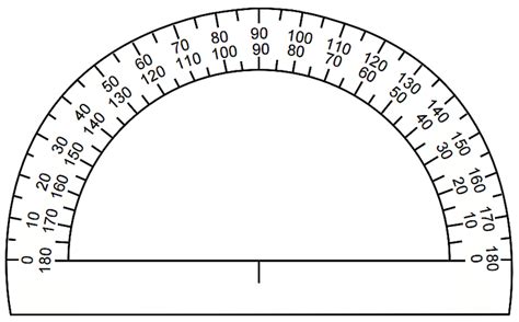 Angle Printable Ruler Template