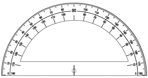 Protractor Printable Ruler Template