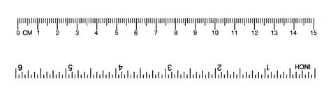 Printable Ruler with Millimeter Scale Example