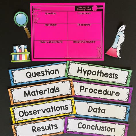 7 Printable Science Project Labels You Can Use