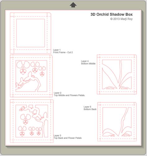 Printable Shadow Box Template 10