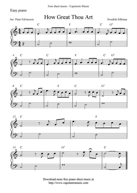 Printable Sheet Music Image 3