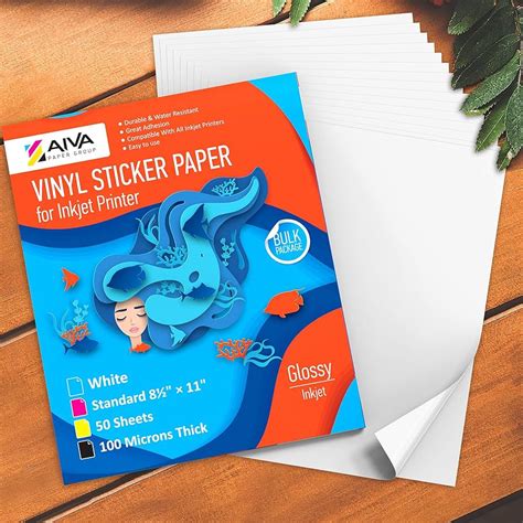 Printable sheets for waterproof paper prints