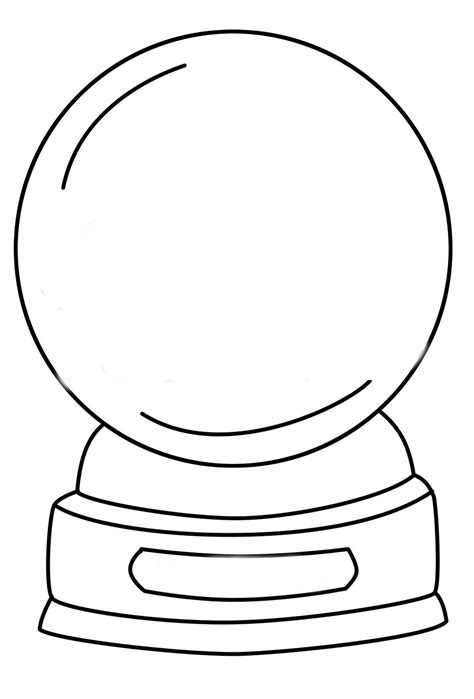 Printable Snow Globe Templates